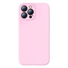 BASEUS liquid gel case silikonski ovitek za iphone 13 pro pink (aryt001004)