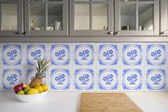 Decormat PVC ploščice Azulejos cvet 30x30 cm 9 ploščic