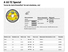 KLINGSPOR Disk za rezanje kovin 125Mm X 1,0Mm A60 Tz Special