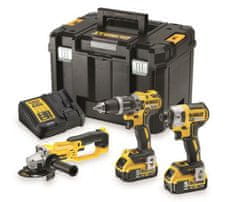 shumee DEWALT COMBO KIT 18V DCK383P2T (DCD796+DCF887+DCG412) 2x5 0Ah TSTAK