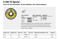 KLINGSPOR Disk za rezanje kovin 125Mm X 0,8Mm A980 Tz Special