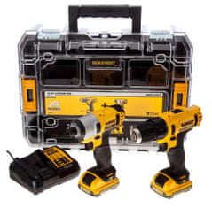 shumee DEWALT COMBO KIT 10 8V DCK211D2T (DCD710+DCF815) 2x2 0Ah TSTAK V