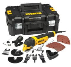 DeWalt Večnamensko orodje 300W + 37 dodatkov za orodje + kovček