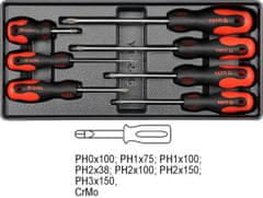 YATO Vijačniki za vstavljanje predalov 7 Elem. 5536