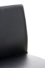 BHM Germany Barski stol Cadiz, umetno usnje, črna / črna