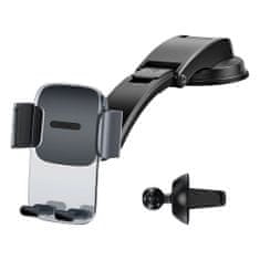 BASEUS Car Mount 2in1 avtomobilsko držalo, črna