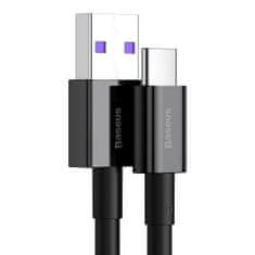 BASEUS Superior kabel USB / USB-C 66W 6A 2m, črna