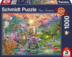 Schmidt Puzzle Začarano zmajevo kraljestvo 1000 kosov