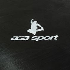 Aga Sport Pro Trampolin 366 cm Temno Zelena + zaščitna mreža