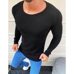 Dstreet Moški pulover polne dolžine črne barve wx1605 XL