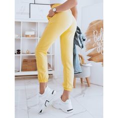 Dstreet Ženske jogger trenirke STIVEL yellow uy0904 L