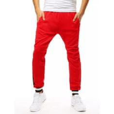 Dstreet Moške športne hlače Red ux3359 M