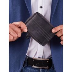 Buffalo Temno modra moška denarnica z zadrgo CE-PF-N992Z-HP-3.15_301082 Univerzalni