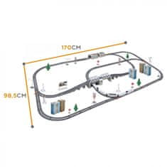 WOOPIE  Električna železnica ogromna 914 cm tirni most predor 86 el.