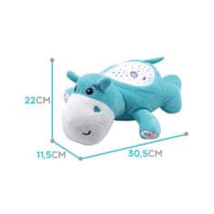 WOOPIE  BABY Snuggle Projector 2-v-1 Hippo Sleeper