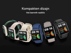 Xiaomi Redmi Watch 2 Lite pametna ura, 1.55 zaslon na dotik, Bluetooth 5.0, vodoodporna 5 ATM, GPS, črna