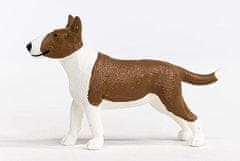 Schleich figura, bulterier, 7.5 x 1.9 x 4.7 cm