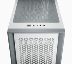 Corsair 4000D AIRFLOW ohišje, kaljeno steklo, Mid-Tower ATX, bel (CC-9011201-WW)