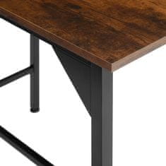 tectake Jedilna miza Kerry 120x40x100,5cm Industrijsko temno