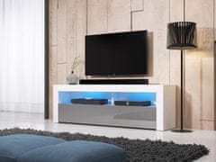 Furnitura TV omarica TITAN siva visoki sijaj 160 cm + LED
