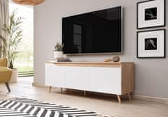 Furnitura Moderna TV omarica TUDOR 140 cm BELA