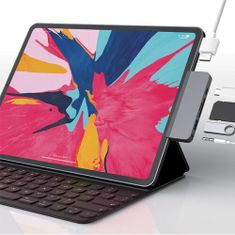 HyperDrive  6 v 1 USB-C HUB za iPad Pro, iPad Air, iPad Mini, vesoljsko siva