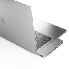 HyperDrive  7 v 1 USB-C HUB za Macbook, PC in USB-C naprave, vesoljsko siva