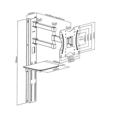 Maclean Nosilec za LCD TV MC-771 23''- 42''