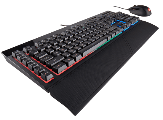 Corsair K55 Pro tipkovnica in Harpoon RGB Pro Combo miška (CH-9226865-NA) - odprta embalaža