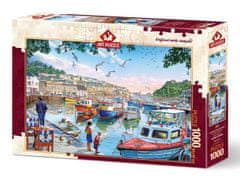 Art puzzle Puzzle Mali ribiči 1000 kosov