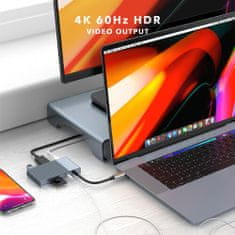 HyperDrive GEN2 6-vratni USB-C HUB, za MacBook, Chromebook in PC