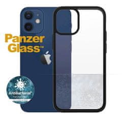 PanzerGlass ClearCase Black Edition AntiBacterial ovitek za iPhone 12 mini, prozoren (0251)