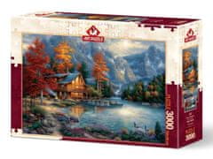 Art puzzle Puzzle Jesensko zrcaljenje 3000 kosov