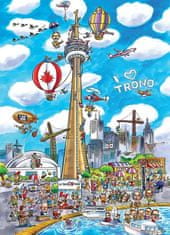 Cobble Hill Puzzle Doodle Town: Toronto 1000 kosov