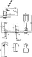 LEMARK Kopalna armatura LEMARK LM3745GM BRONX