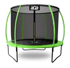 Aga SPORT EXCLUSIVE Trampolin 180 cm Svetlo zelena + zaščitna mreža