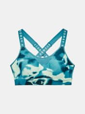 Under Armour Nedrček UA Infinity High Print Bra-GRN L