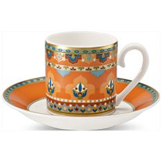 Villeroy & Boch Skodelica za espresso s krožničkom iz kolekcije SAMARKAND MANDARIN