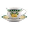 Čajna skodelica s krožničkom iz kolekcije FRENCH GARDEN FLEURENCE 2 kosa