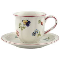 Villeroy & Boch Skodelica za espresso s krožničkom iz kolekcije PETITE FLEUR 2 kosa