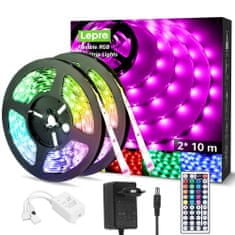 Lepro Set LED trak 20m RGB IP20 – 2x10m 5050 SMD