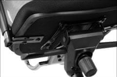 STEMA Vrtljiv ergonomski pisarniški stol HN-5018. Najlonska podlaga. Črna/siva.