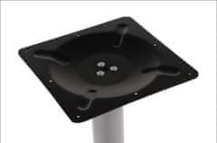 STEMA Kovinsko podnožje mize SH-3017-2/S pritrjeno na tla. Brušeno nerjaveče jeklo. Višina 72,5 cm.