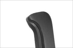 STEMA Vrtljiv ergonomski pisarniški stol RIVERTON F/L. Sinhroni mehanizem. Črna/siva.