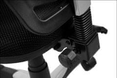 STEMA Vrtljivi pisarniški stol HG-0001H. Najlonska podlaga. Naslon za glavo. Črna/rdeča.