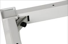 STEMA Kovinski okvir mize NY-A057/K. Ima kvadratno nogo velikosti 5x5 cm. Dimenzije 76x76 cm. Siva.