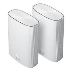 ASUS ZenWiFi AX Hybrid XP4 Mesh usmerjevalnik, WiFi 6, AX1800, AV1300, bel, 2 kosa (90IG05T0-BM9110)