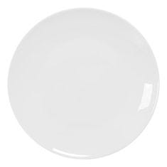 DUKA Felicia Modern Plitev Krožnik 26 Cm Beli Porcelan