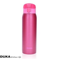 DUKA Vacuum 500 Ml Termalni Vrč Roza Iz Nerjavečega Jekla