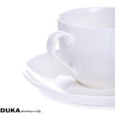 DUKA Felicia Skodelica S Podstavkom 130 Ml Beli Porcelan